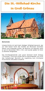 Faltblatt Kirche St. Dionys, Kirchenkreis Lüneburg