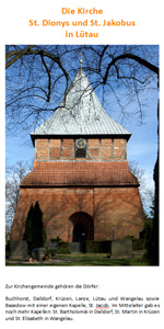 Faltblatt Kirche Lütau