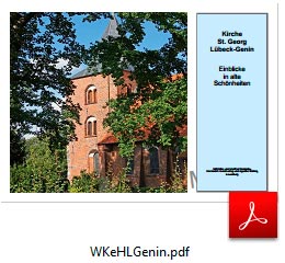 Faltblatt Kirche Lübeck-Genin
